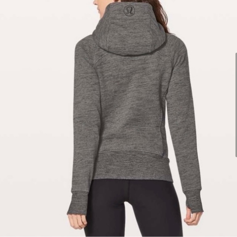 Lululemon Athletica Gray Fitted Zippered Hoodie